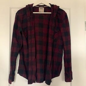 M TNA BUTTON UP with hood